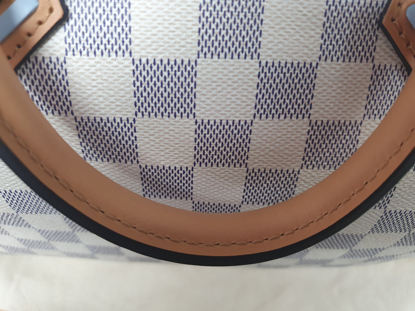 Original Louis Vuitton Speedy Azur Canvas Schulterriemen Neuwertig