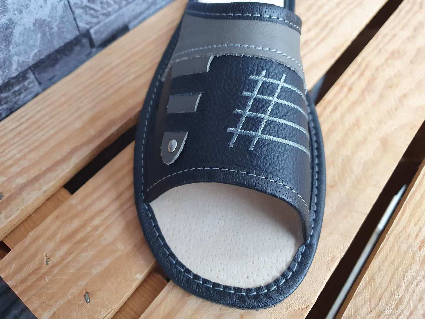 Herren Polnische Hausschuhe Komfort Sommer