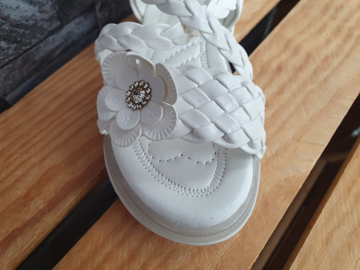 Kinder Sandalen 1 x Klett Blume Badeschuhe Größen 20-35
