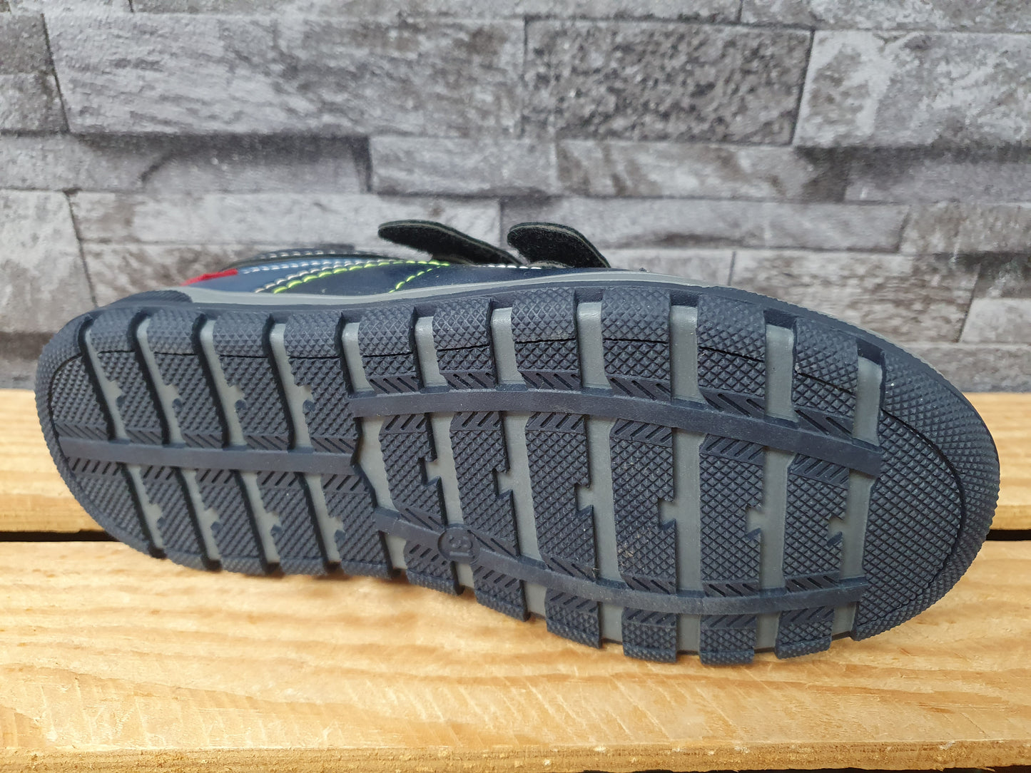 Kinder Schuhe Freizeitschuhe 2 x Klett Grau & Blau & Schwarz