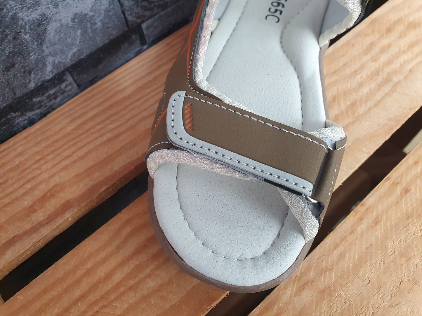 Kinder Sandalen Sandalette Schuhe Sommer 3 x Klett Blau & Grau &Schwarz & Braun