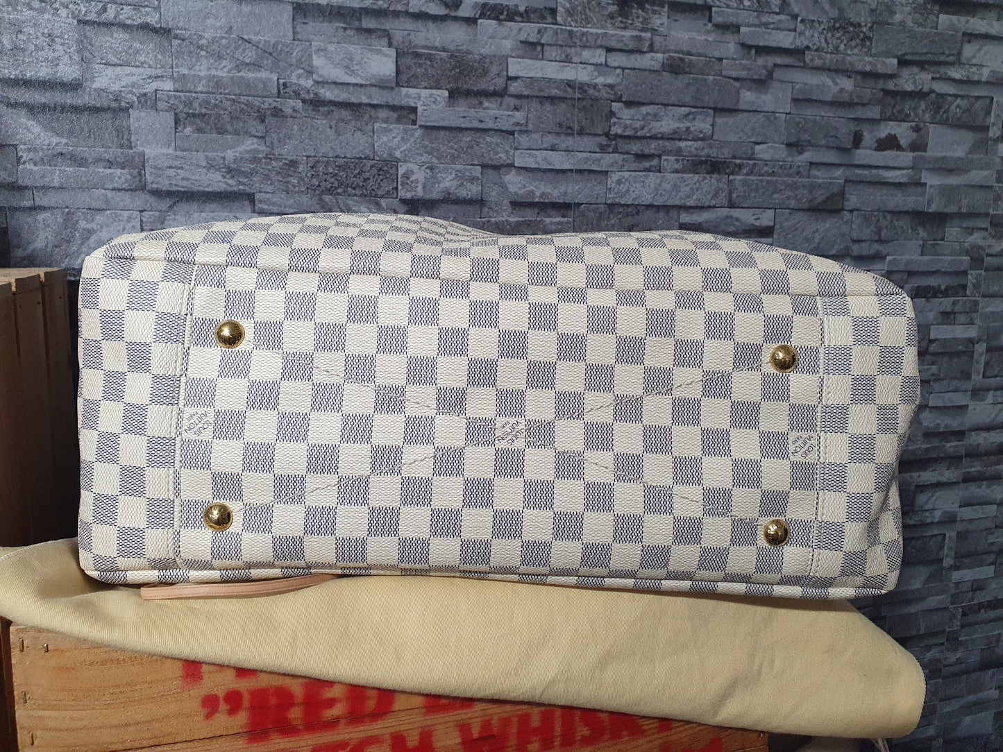 Original Louis Vuitton Artsy GM Azur Canvas