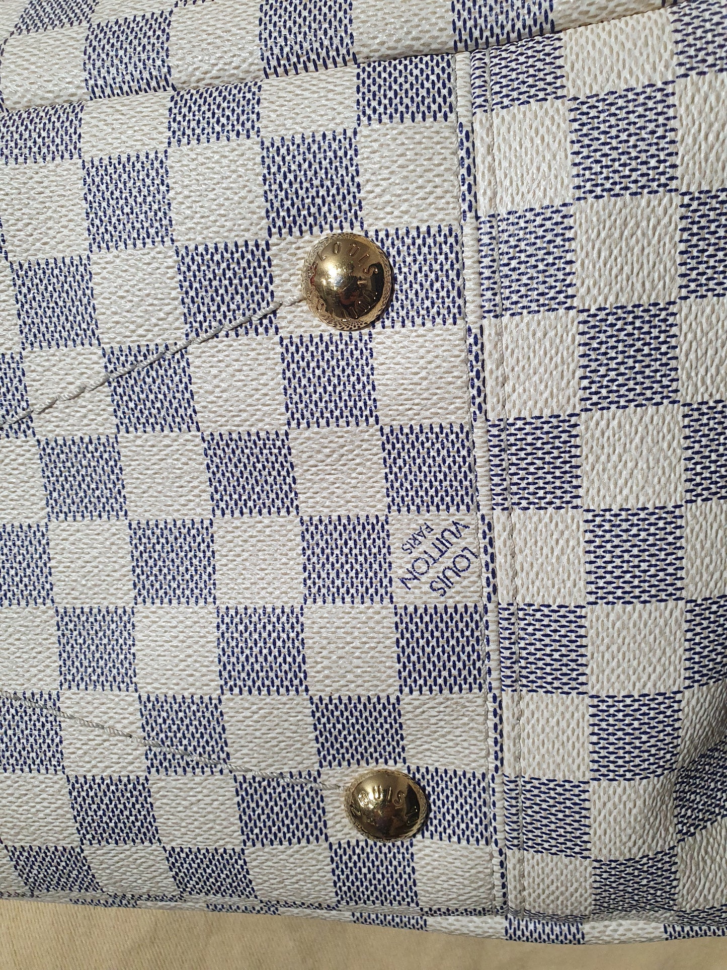 Original Louis Vuitton Artsy GM Azur Canvas
