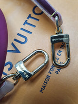 NEU! Original Louis Vuitton Schulterriemen  Schultergurt  Cluny Leder  Fuchsia