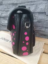 NEU! Original Louis Vuitton Metis Kusama Empreinte Leder Schwarz