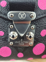 NEU! Original Louis Vuitton Metis Kusama Empreinte Leder Schwarz