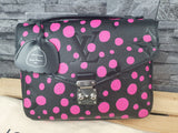 NEU! Original Louis Vuitton Metis Kusama Empreinte Leder Schwarz