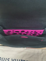 NEU! Original Louis Vuitton Metis Kusama Empreinte Leder Schwarz