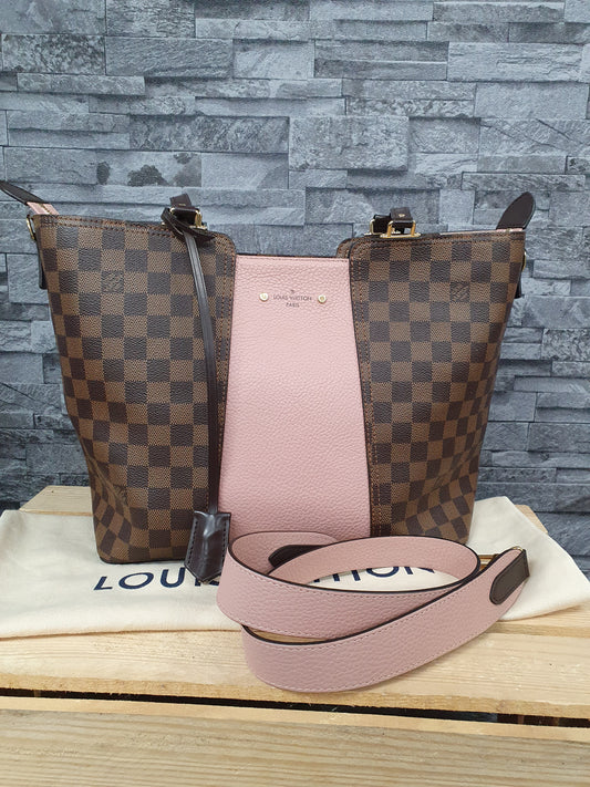 Original Louis Vuitton Jersey MM Ebene Magnolia Schultertasche FullSet