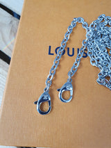 NEU! Original Louis Vuitton Felicie Kette Schulterriemen Silber