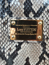 Original Louis Vuitton Galliera GM Schultertasche Python Leder