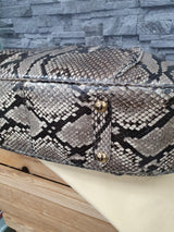 Original Louis Vuitton Galliera GM Schultertasche Python Leder