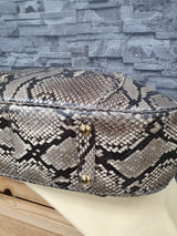 Original Louis Vuitton Galliera GM Schultertasche Python Leder