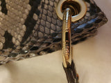 Original Louis Vuitton Galliera GM Schultertasche Python Leder