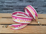 NEU! Original Louis Vuitton Diane Schulterriemen Textil  Schultergurt Pink