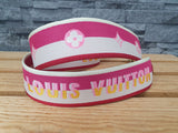 NEU! Original Louis Vuitton Diane Schulterriemen Textil  Schultergurt Pink