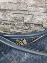 Original Louis Vuitton Antheia Ixia Leder Schultertasche Blau