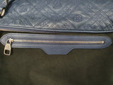 Original Louis Vuitton Antheia Ixia Leder Schultertasche Blau