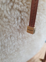 Original Saint Laurent Schultertasche Hobo Bag Lammfell Neuwertig