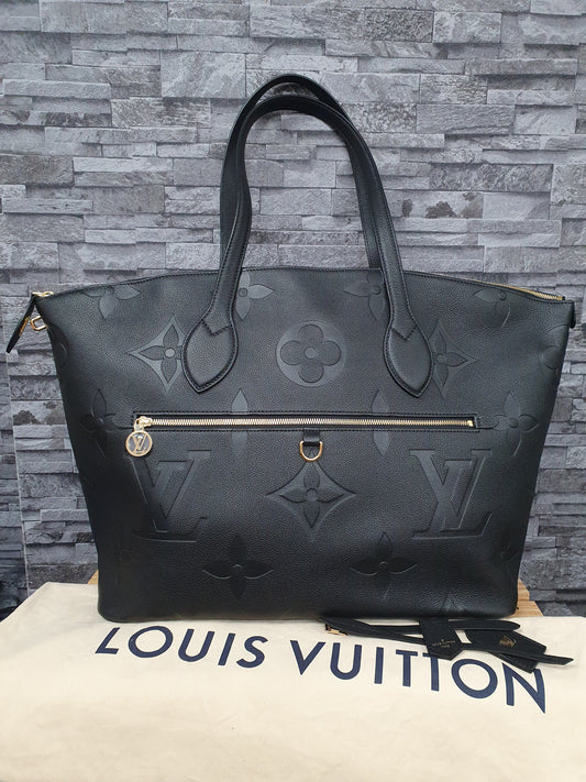 NEU! Original Louis Vuitton Travel Tasche Giant Reisetasche Empreinte Leder Schwarz