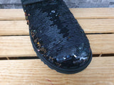 UGG Boots Short Sequin Schwarz Pailletten