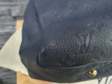 Original Louis Vuitton Artsy MM Empreinte Leder Marine Rouge FullSet