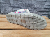 Damen Sneaker Schuhe Freizeitschuhe Bunt Beige &  Schwarz