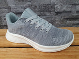Damen Sneaker Sportschuhe Schuhe  Pink &  Grau