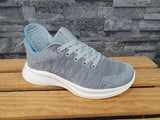 Damen Sneaker Sportschuhe Schuhe  Pink &  Grau