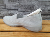 Damen Sneaker Schuhe Stoff Grau &  Schwarz