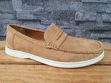 Herren Slipper Schuhe Camel Sommer