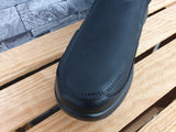 Herren Magnus Slipper Halbschuhe PU Sohle Schwarz