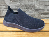 Damen Sneaker Schuhe Steinchen Glitzer Schwarz  & Blau