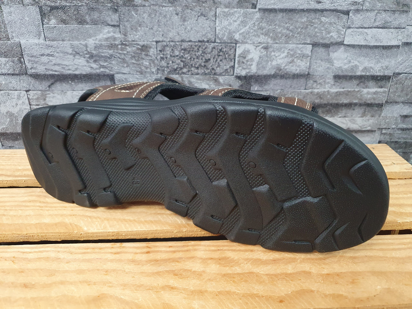 Magnus Herren Sandalen Braun 2 x Klett