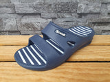 Scandi Damen Badeschuhe Pantolette Weiß &  Blau