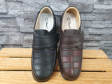 Damen Halbschuhe Schwarz &  Braun Lederinnensohle