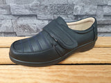Damen Halbschuhe Schwarz &  Braun Lederinnensohle