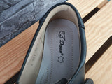 Damen Halbschuhe Schwarz &  Braun Lederinnensohle