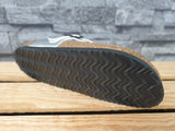 Zehentrenner Damen Sandalette Silber & Schwarz