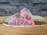 Slobby Mädchen Pantolette  Lachs  Riemen Glitzer