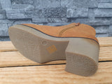 Damen Stifelette  Camel Chelsea Boots Vintage