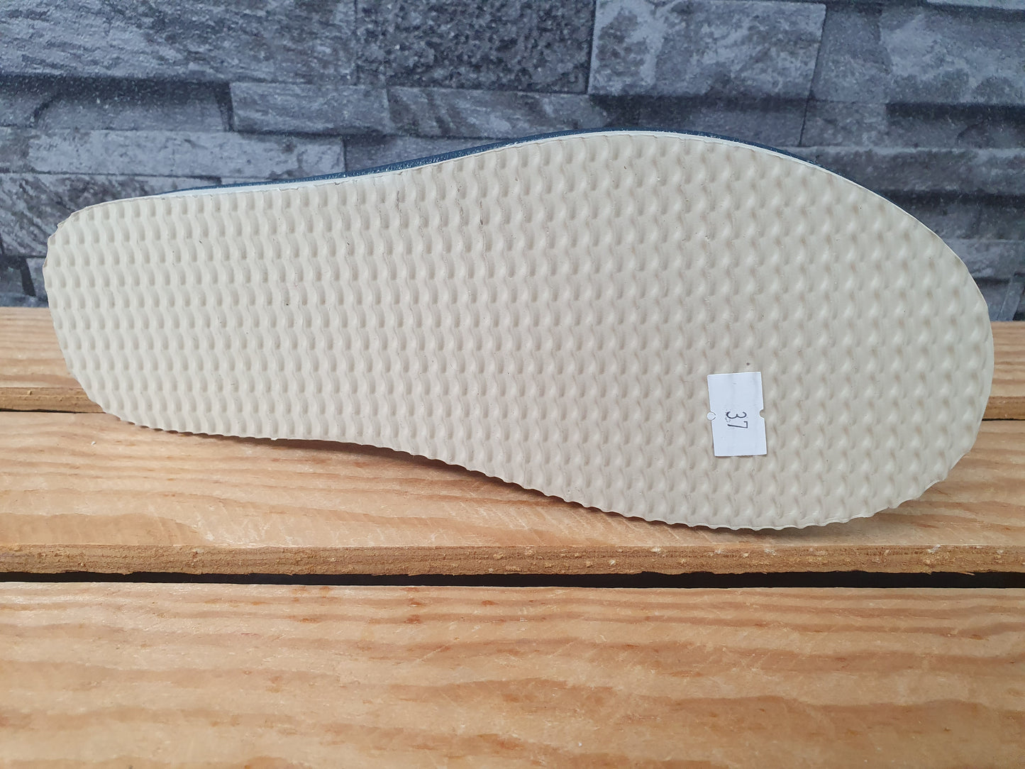 Damen Nowo Hausschuhe Pantoffeln Latschen Blau