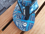 Herren Flip Flops Strandschuhe Sommer Badelatschen Blau & Braun & Schwarz
