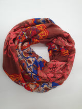 Damen Loop Schal Viskose Bunt
