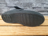 Magnus  Herren Klettschuh Grau  PU  Hausschuhe Textil