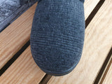 Magnus  Herren Klettschuh Grau  PU  Hausschuhe Textil