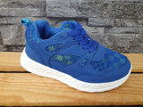 Kinder Sneaker Sportschuhe Schuhe Blau & Schwarz
