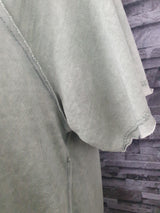Damen Made In Italy  Shirt Grün  & Blau Vintage  Einheitsgröße 38-44