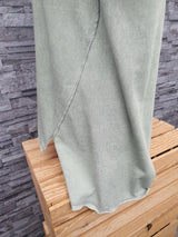 Damen Made In Italy  Shirt Grün  & Blau Vintage  Einheitsgröße 38-44