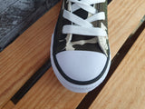 Kinder Sneaker Schuhe Teil  Knöchelschuh  Camouflage  Grün Gr. 26-34